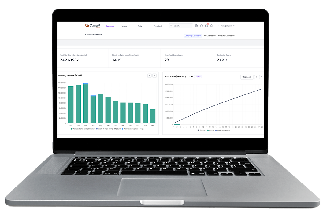 Professional services automation, Consulting project margin tracking