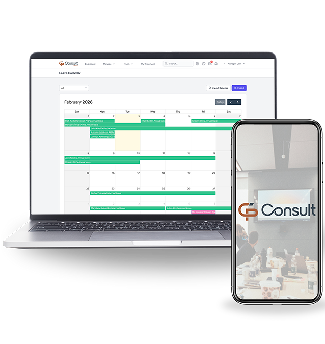 Staff utilization software for consultants